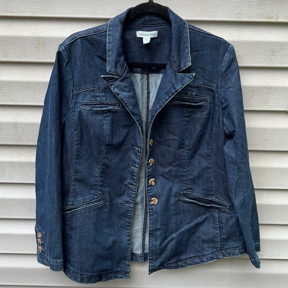 Coldwater Creek | Blue Jean Denim Jacket size 16